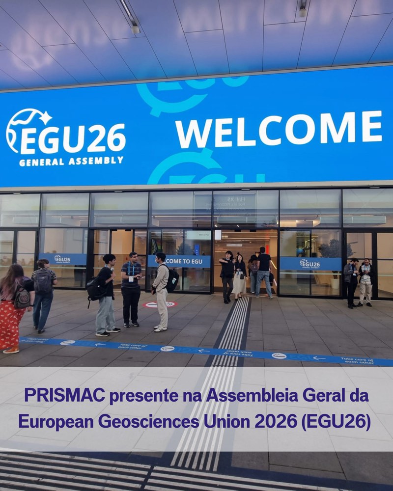 PRISMAC marca presença na EGU26, em Viena, a maior conferência europeia de Ciências da Terra